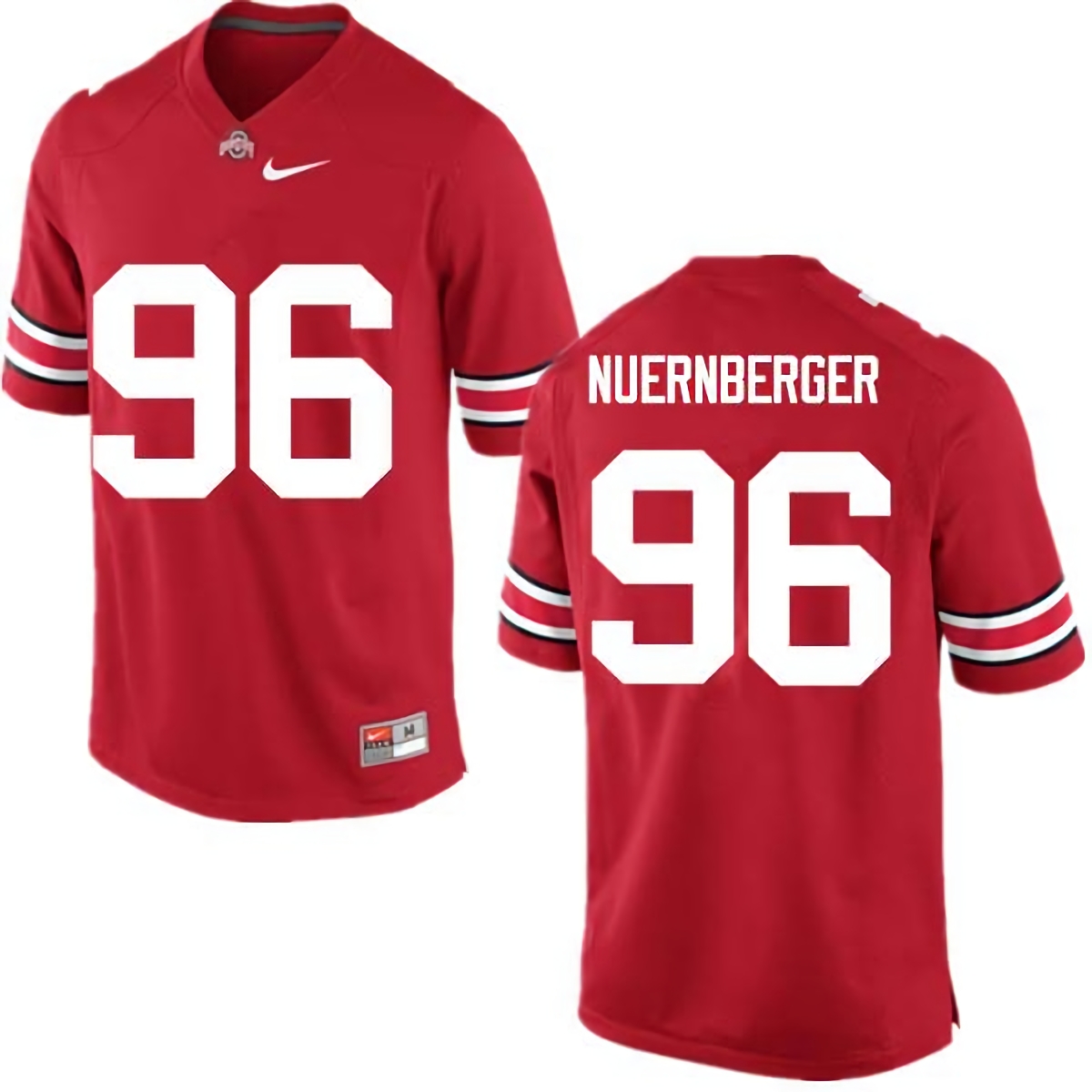Sean Nuernberger Ohio State Buckeyes Men's NCAA #96 Nike Red College Stitched Football Jersey COD2456RZ